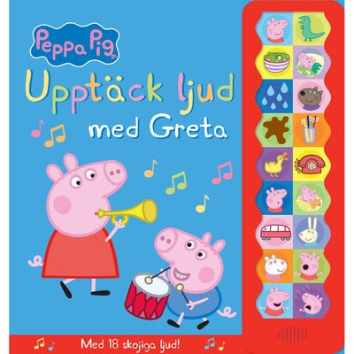 Upptäck ljud med Greta (med 18 skojiga ljud)