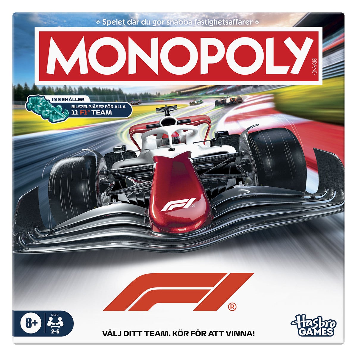 Board Game Monopoly Formula 1 (SE)