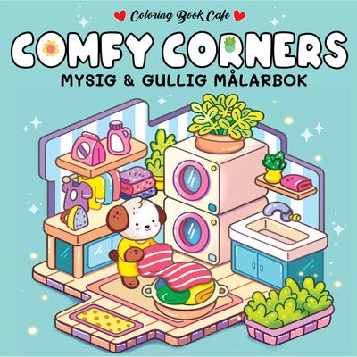 Målarbok: Cozy Comfy Corners