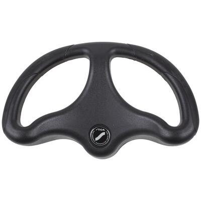 Snowracer Curve Steering Wheel Black SR Grep Z Svart/Svart