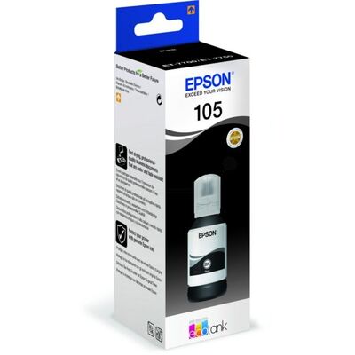 EPSON Ink C13T00Q140 105 Black Ecotank