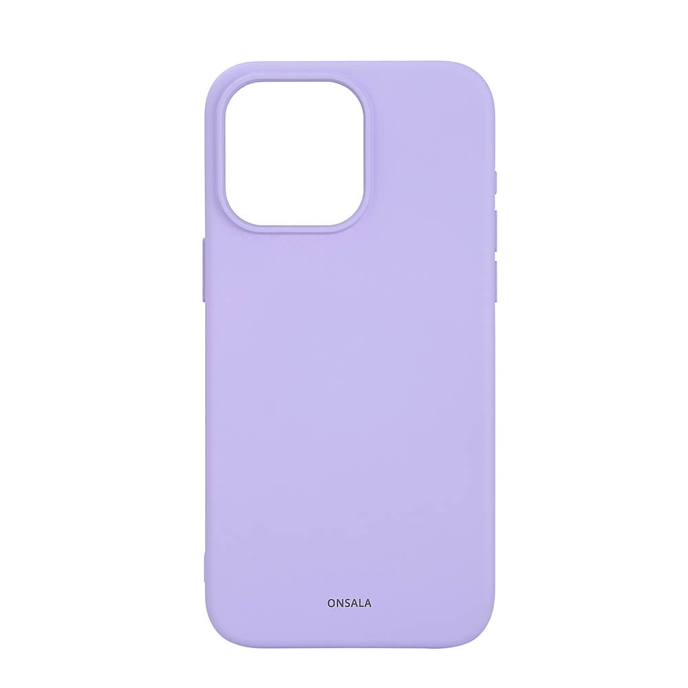 ONSALA Back Sil Touch Recycled MagSerie iPhone 15 Pro Max Purple 