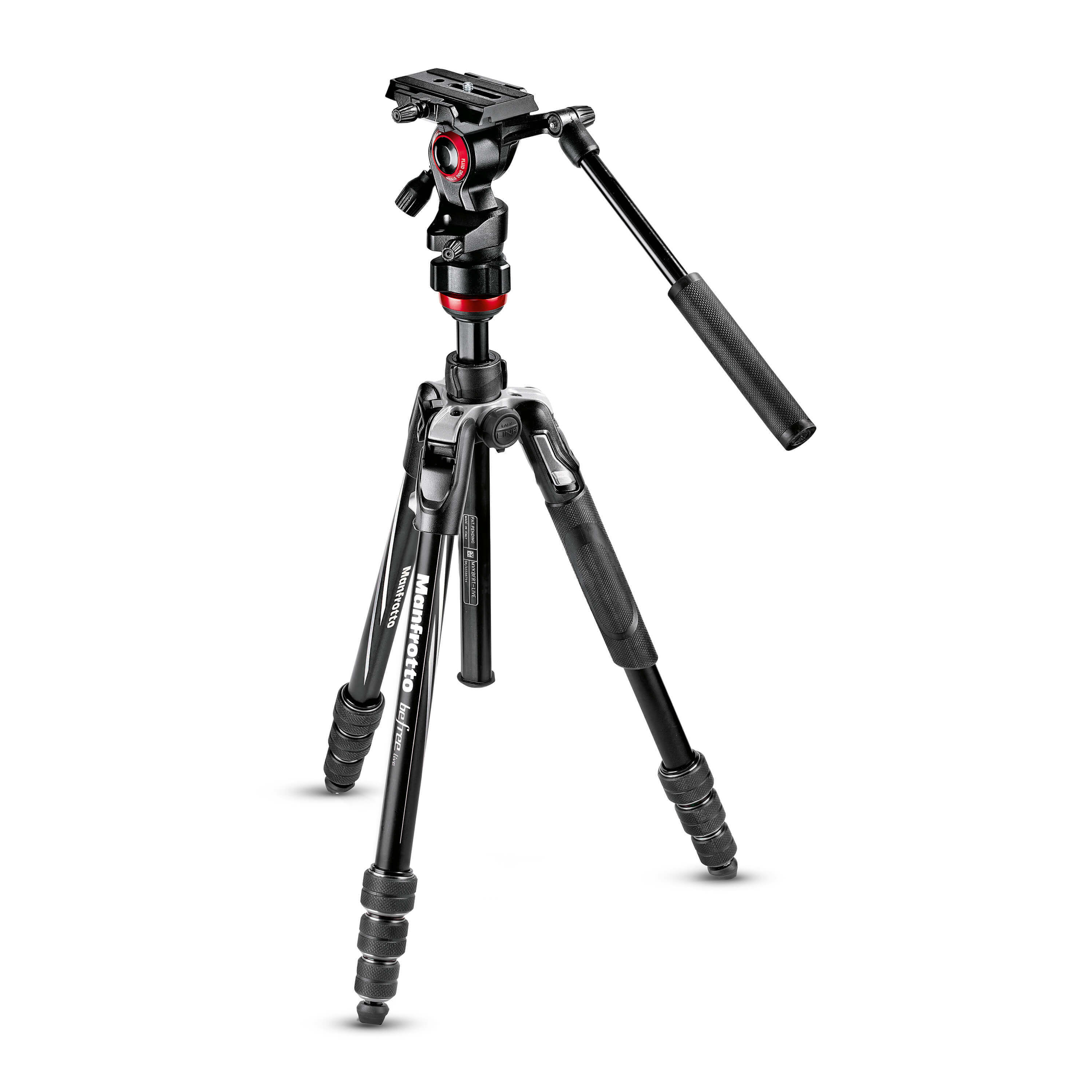 MANFROTTO Jalustakitti Video Befree Advanced Live Twist Alu Musta