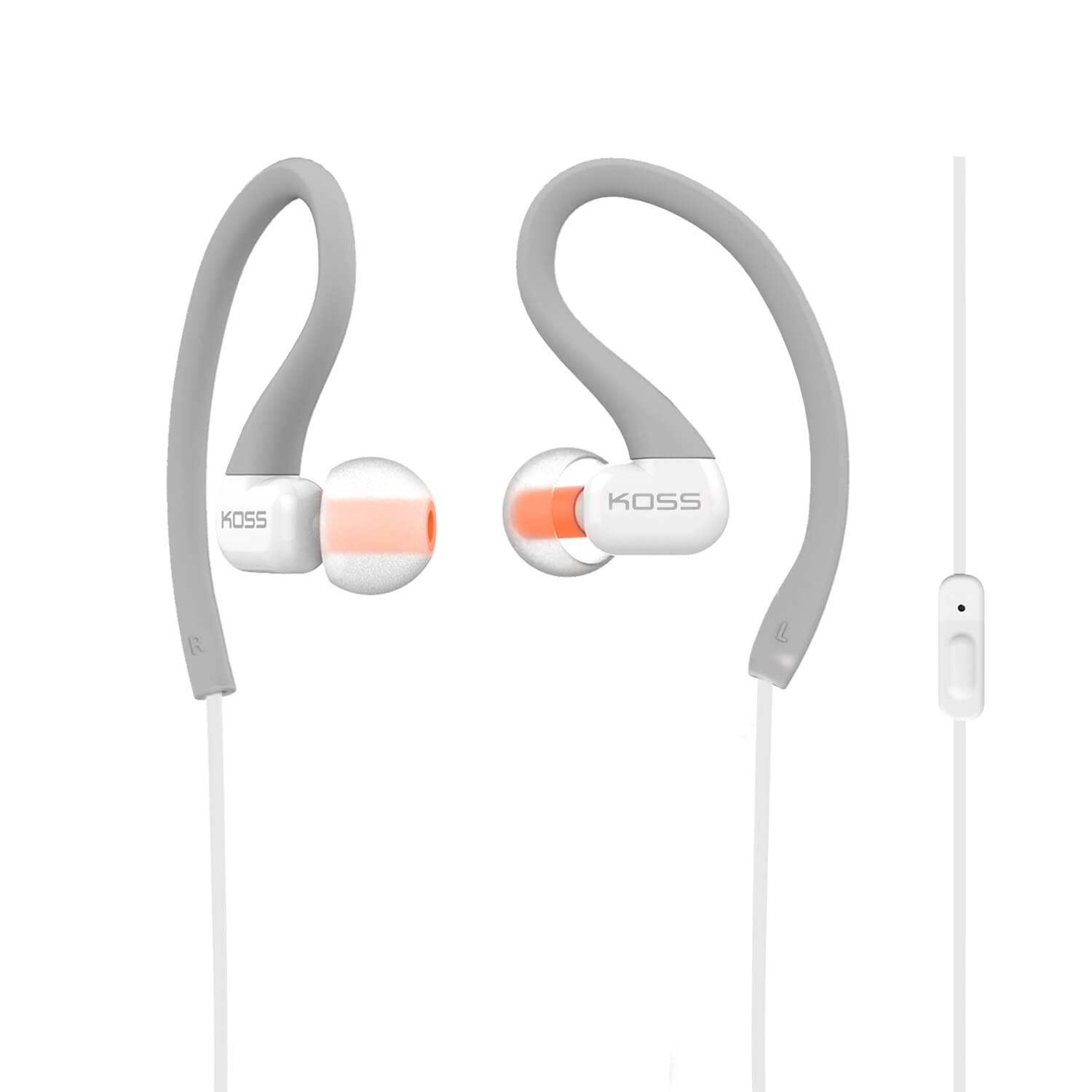 Koss Earphones KSC32iGRY Grey In-Ear with one touch mic