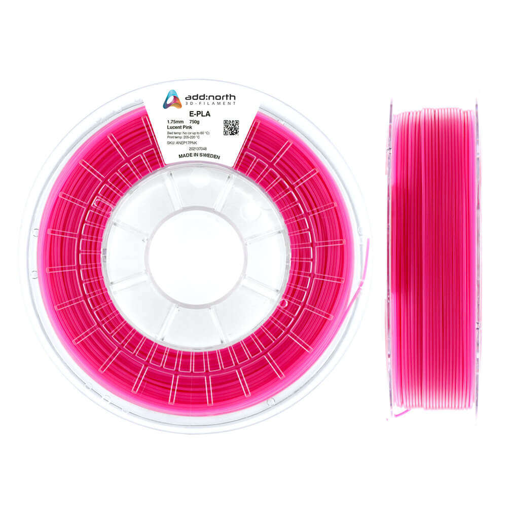 E-PLA 1.75mm 750g Lucent Pink