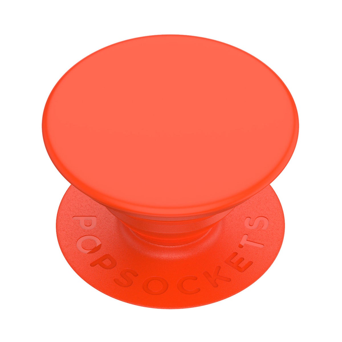 POPSOCKETS Neon Electric Orange  Avtagbart Grip med stativfunksjon