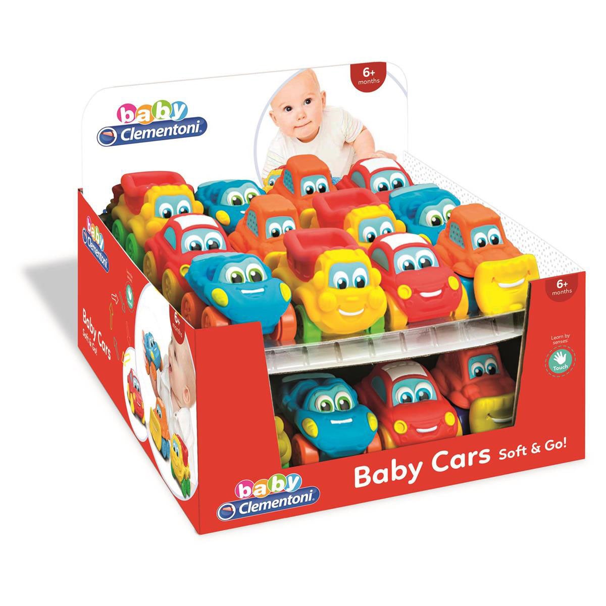 Baby Cars Soft & Go - Display 24 Stk