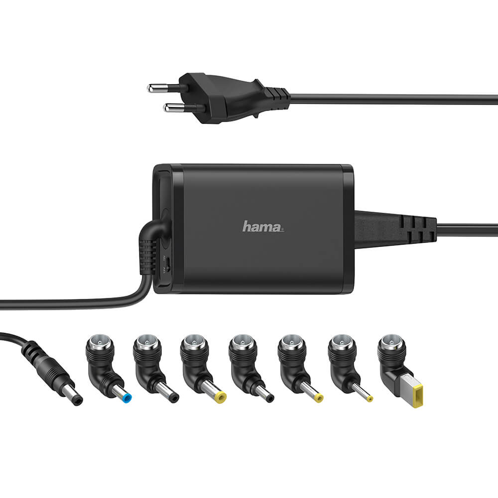 HAMA Laturi Notebook Universal 100-240V 15-19V/65W 8x Adapter