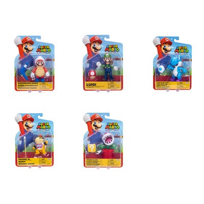 Super Mario Hahmo 4" (Assorted Wave 50)