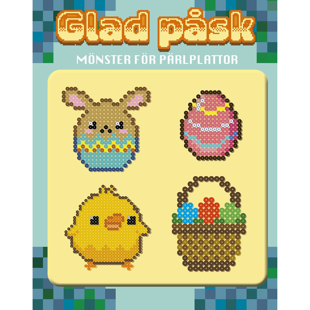Glad påsk: Mönster för pärlplattor