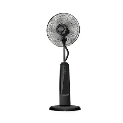 Floor Fan With Cooling Mist Black