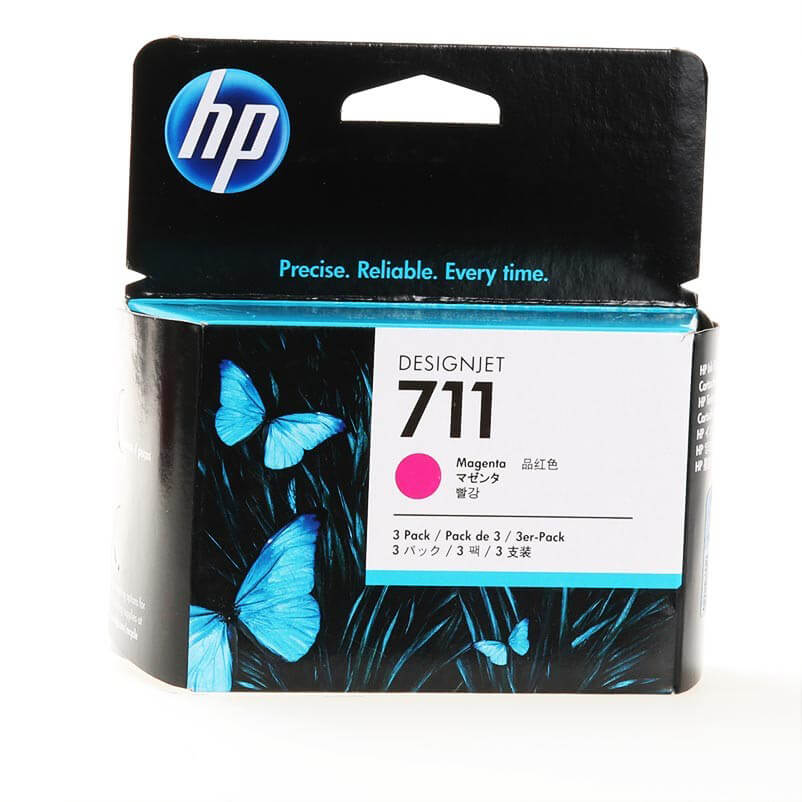 Blekk CZ135A 711 Magenta 3-pack