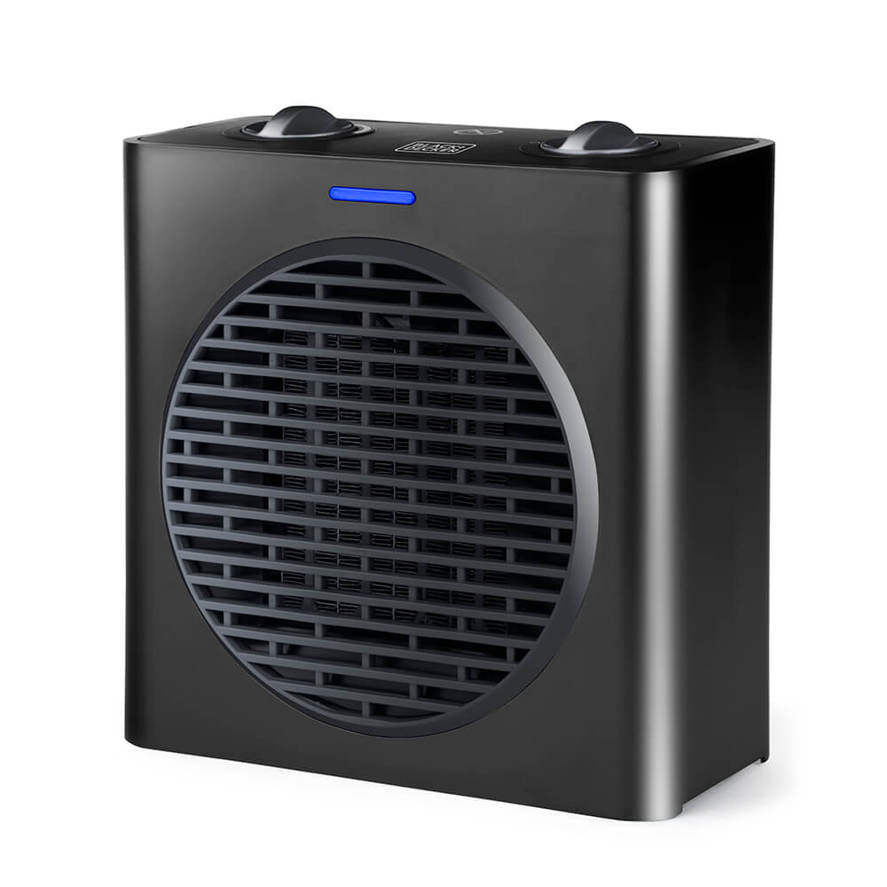 Keramisk Värmefläkt 1500W Svart