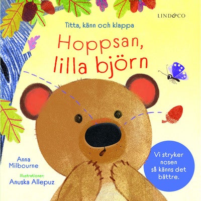 Hoppsan, lilla björn - titta, känn och klappa