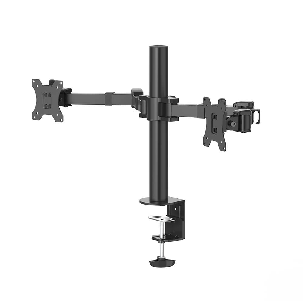 Monitor Holder Operator Twin Black 13"-35"