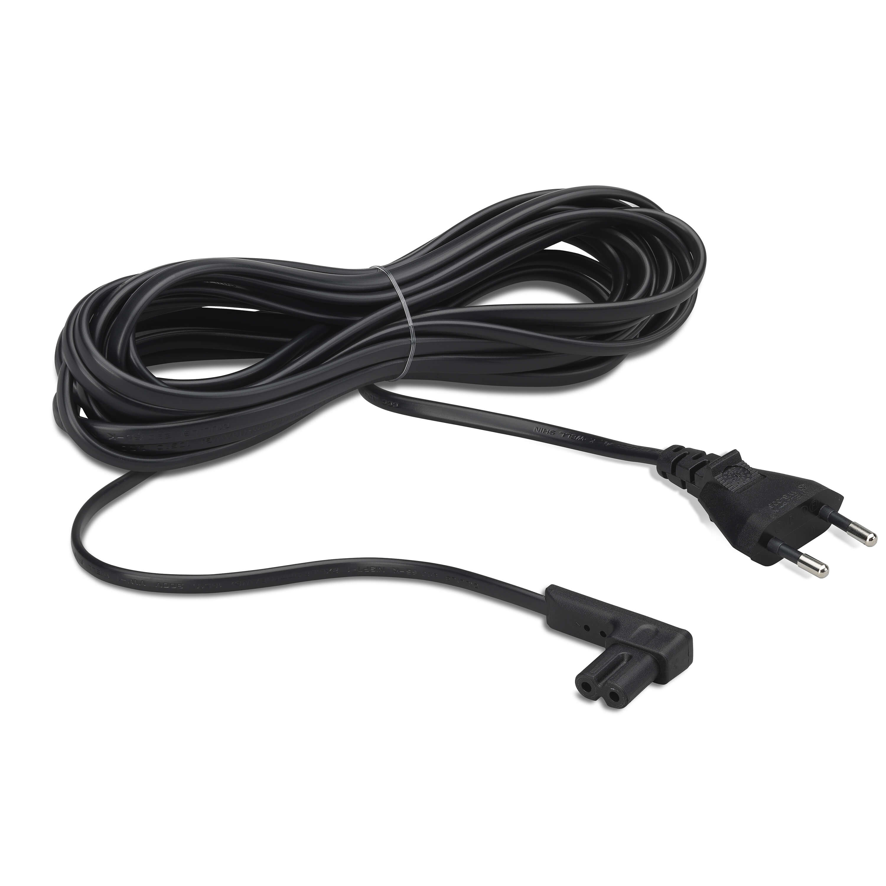 FLEXSON 5M Power Cable for Sonos One/Play:1 EU - Black Single