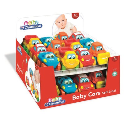 Baby Cars Soft & Go - Display 24 Stk