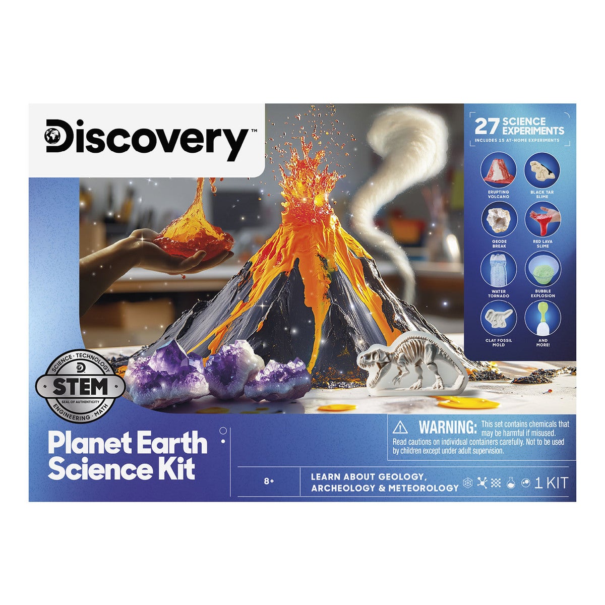 DISCOVERY Toy Science Kit Earth Science 25pc