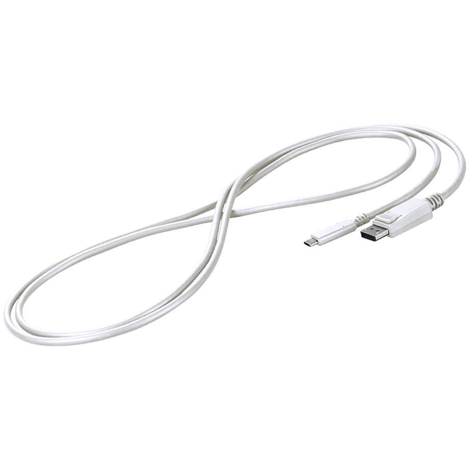 USB-C - DisplayPort Cable (USB-C - DP), White 2M