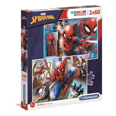 Puslespill 2x60 Pcs Spider-Man