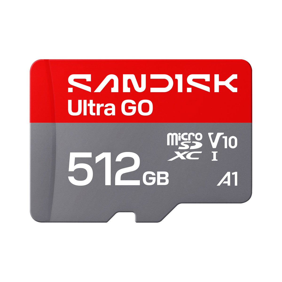 MicroSD Ultra GO 512GB 190MB/s C10 UHS U1 A1
