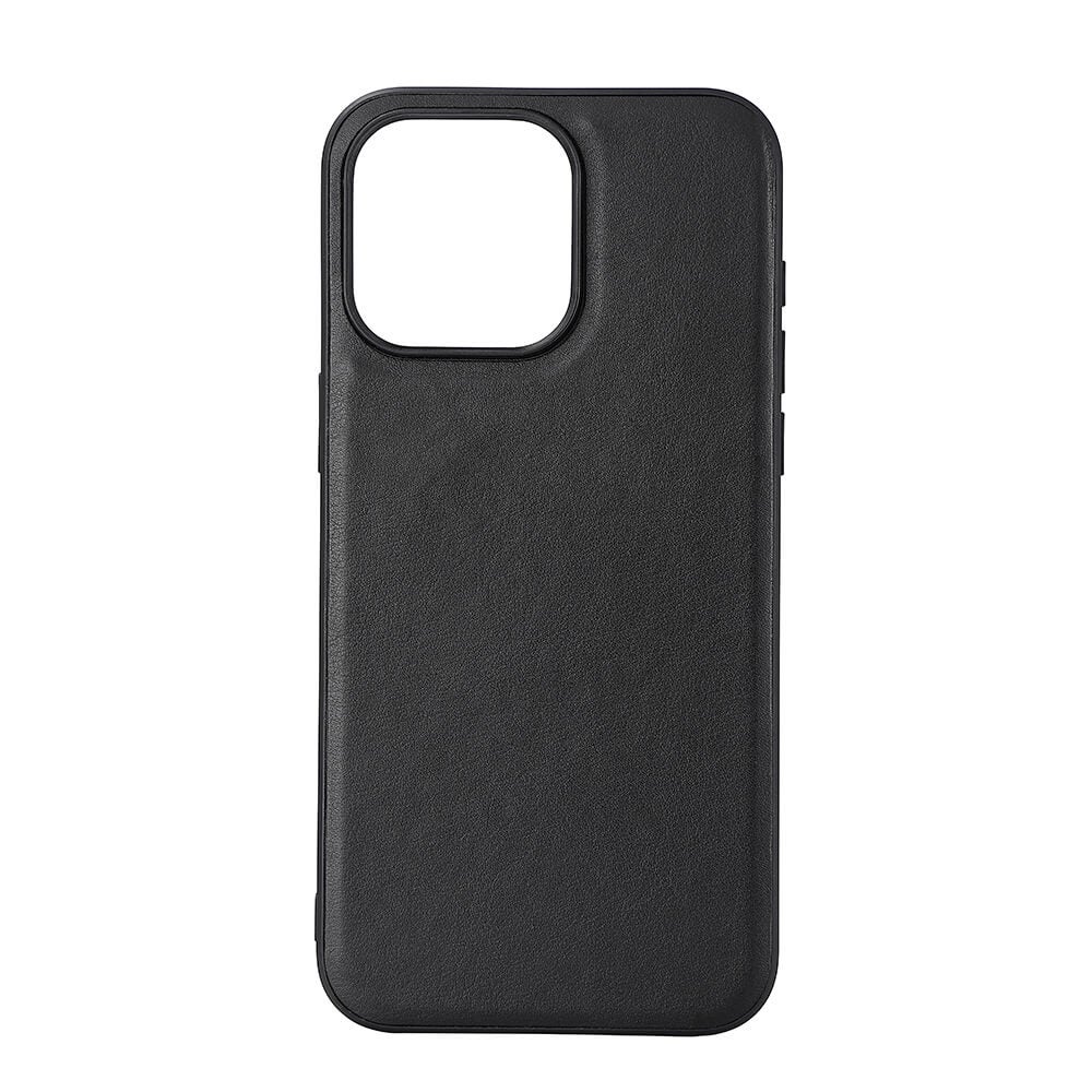 BUFFALO Back cover PU MagSeries iPhone 15 Pro Max Black