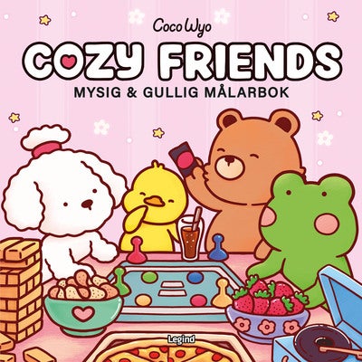 Målarbok: Cozy Friends