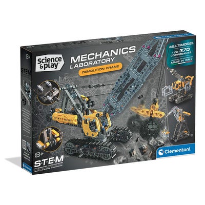 CLEMENTONI Science and Play Mechanics Demolition Crane