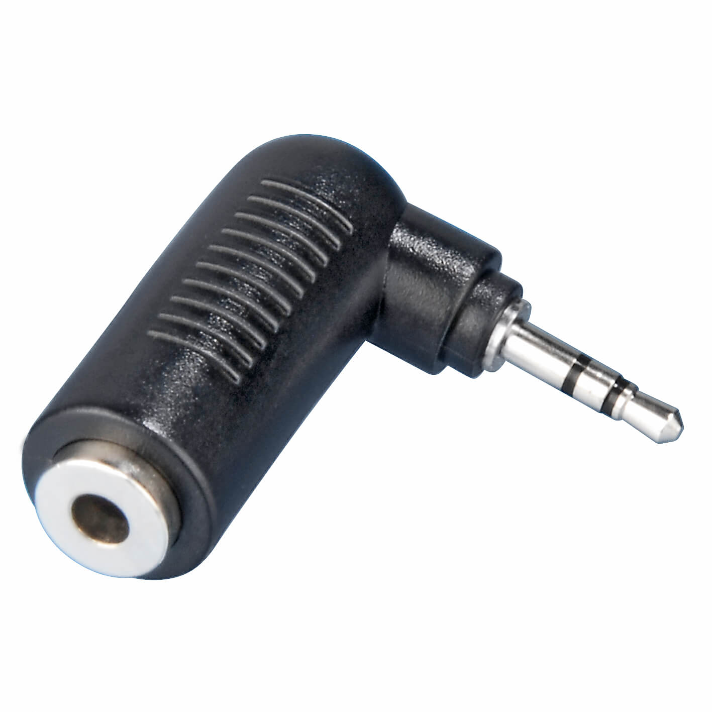 HAMA Angle Adapter, 3.5 mm stereo jack socket - 2.5 mm plug 90°