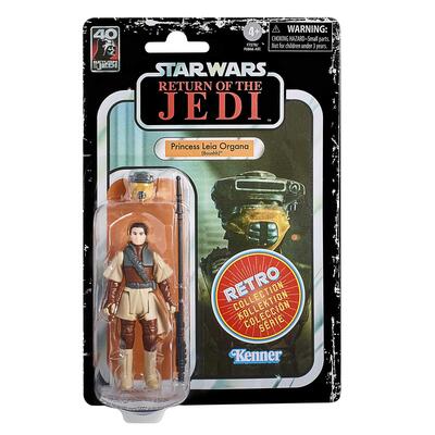 Retro Collection 3.75 Inch Figure, Princess Leia Organa