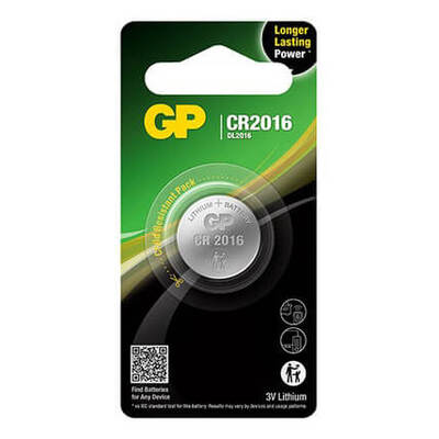 Coin Cell Lithium CR2016 1-Pak