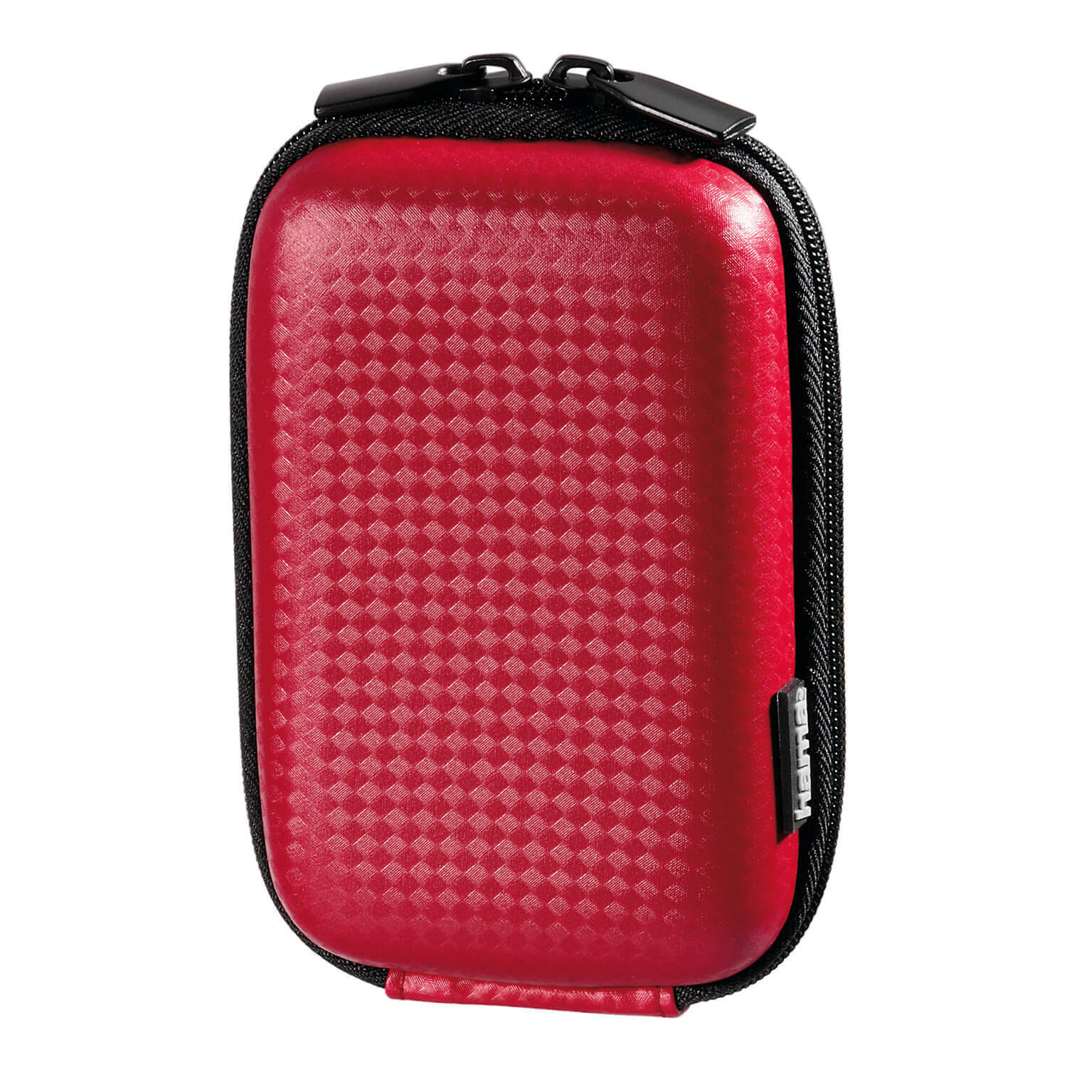 Hardcase Carbon Style Camera Bag, 60 H, red