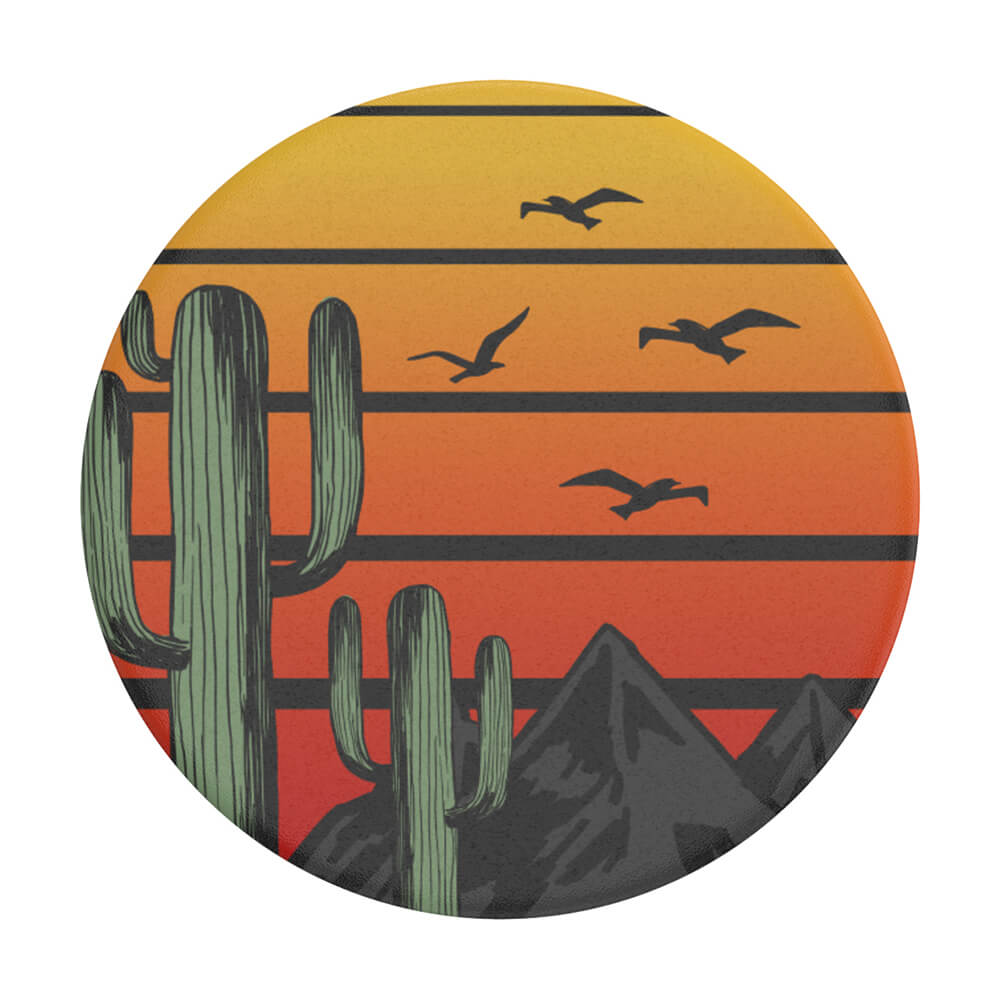 Saguaro Sunset Removable Grip with Standfunction