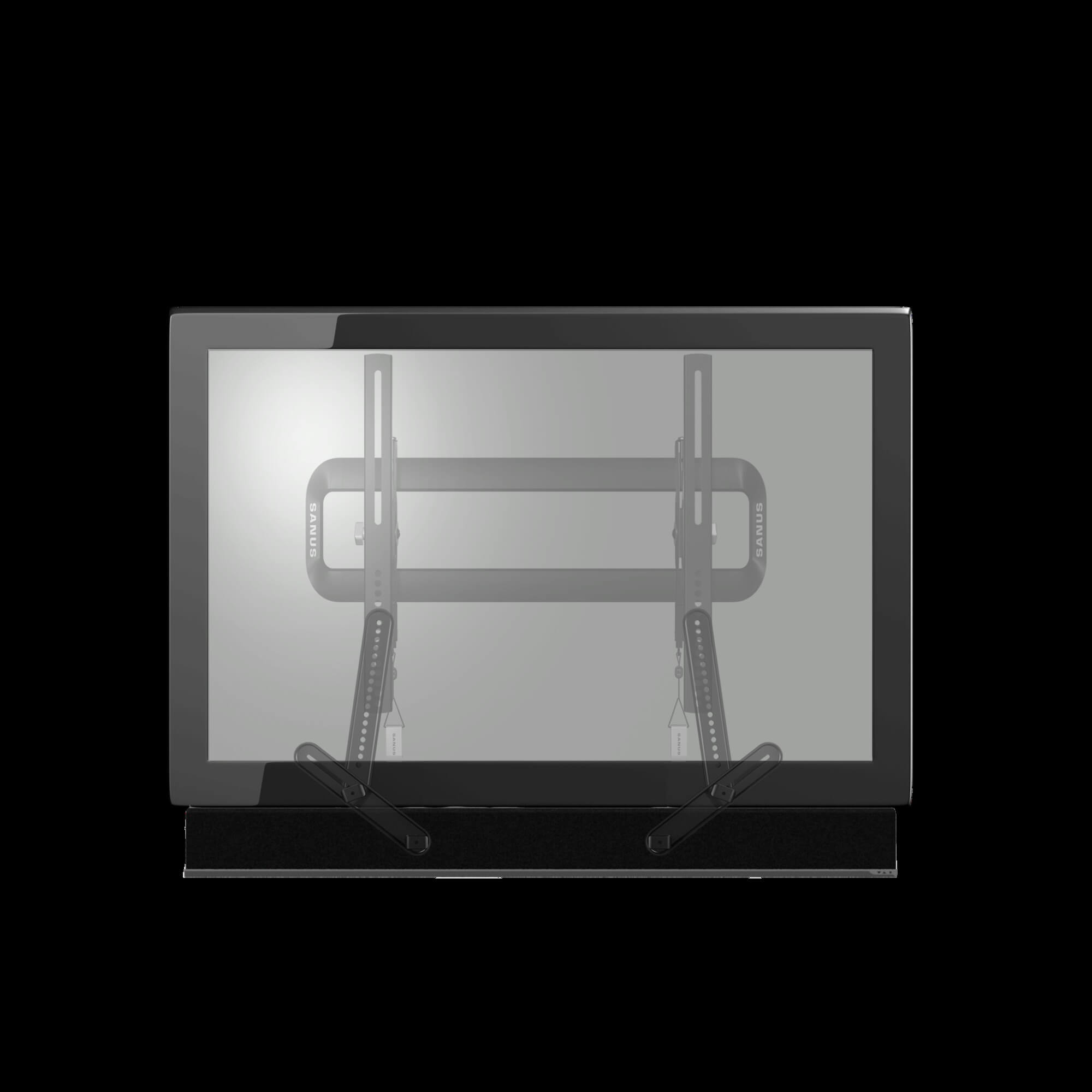 SANUS Soundbar Mount Attaches Below TV Black