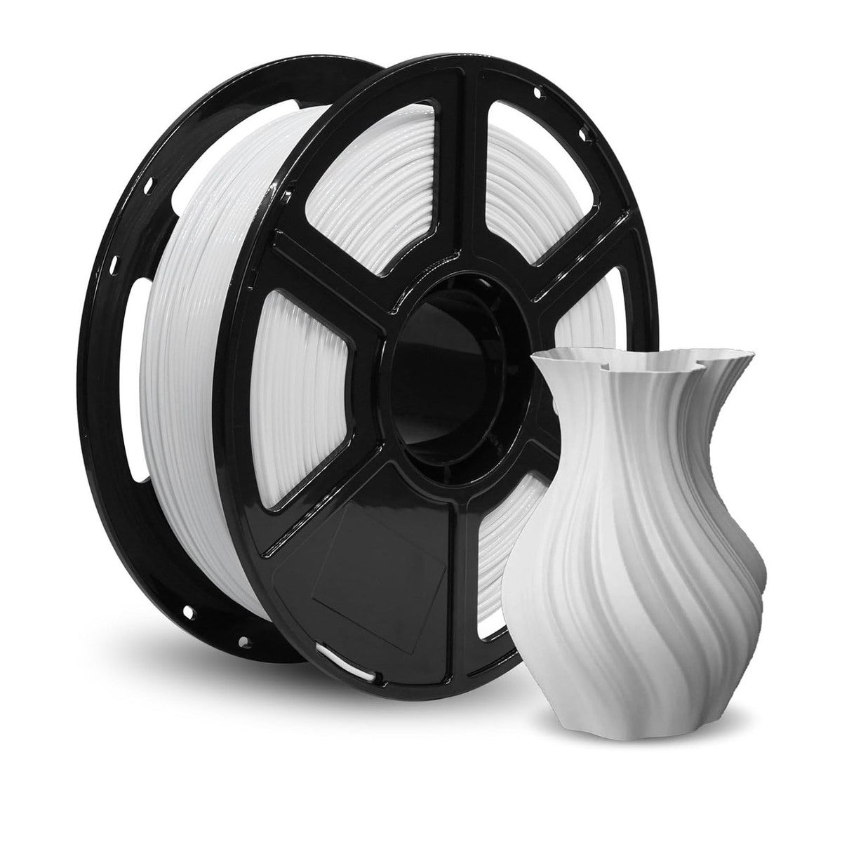 3D-filament PLA Silk 500g Hvit