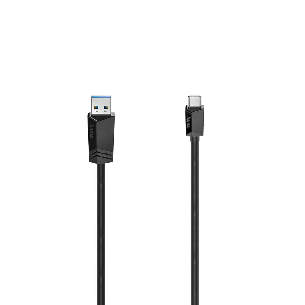 Cable USB-C - USB-A USB 3.2 5 Gbit/s 0.75m Black