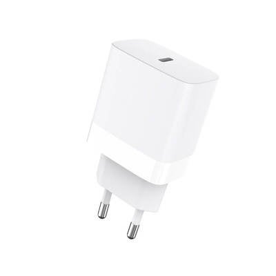 Laddare 220V 1xUSB-C PD/PPS 30W Vit