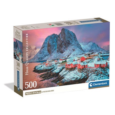 Puslespill 500 Pcs CB High Quality Collection Hamnoy Village