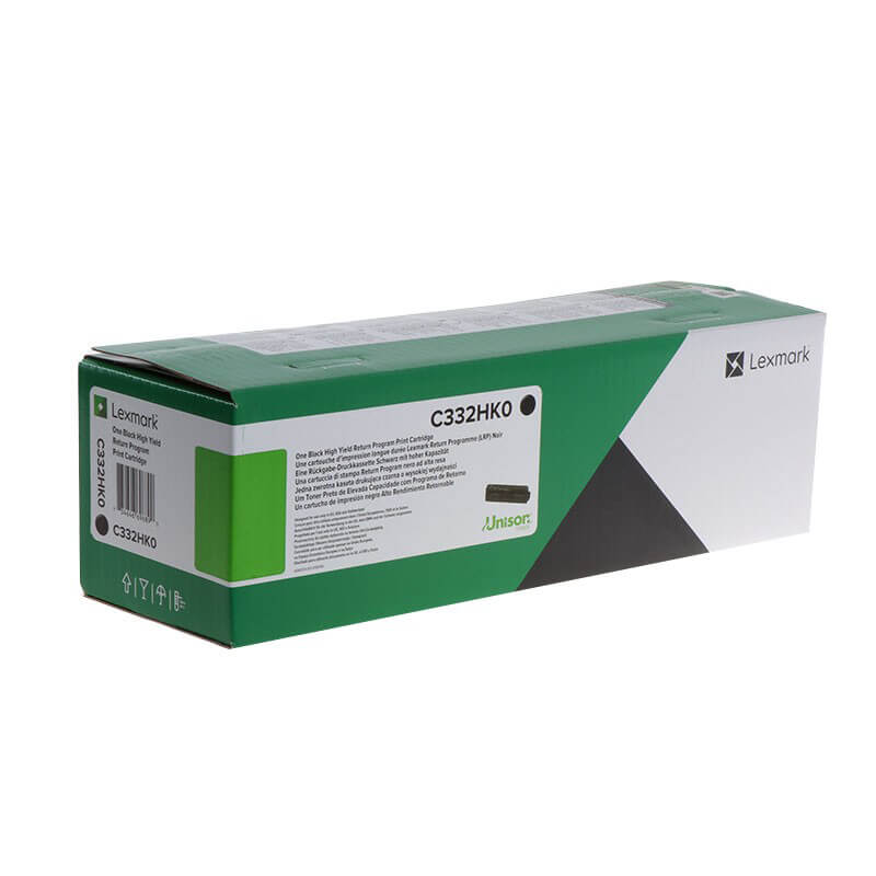 Toner C332HK0 Musta Suuri Kapasiteetti, Return