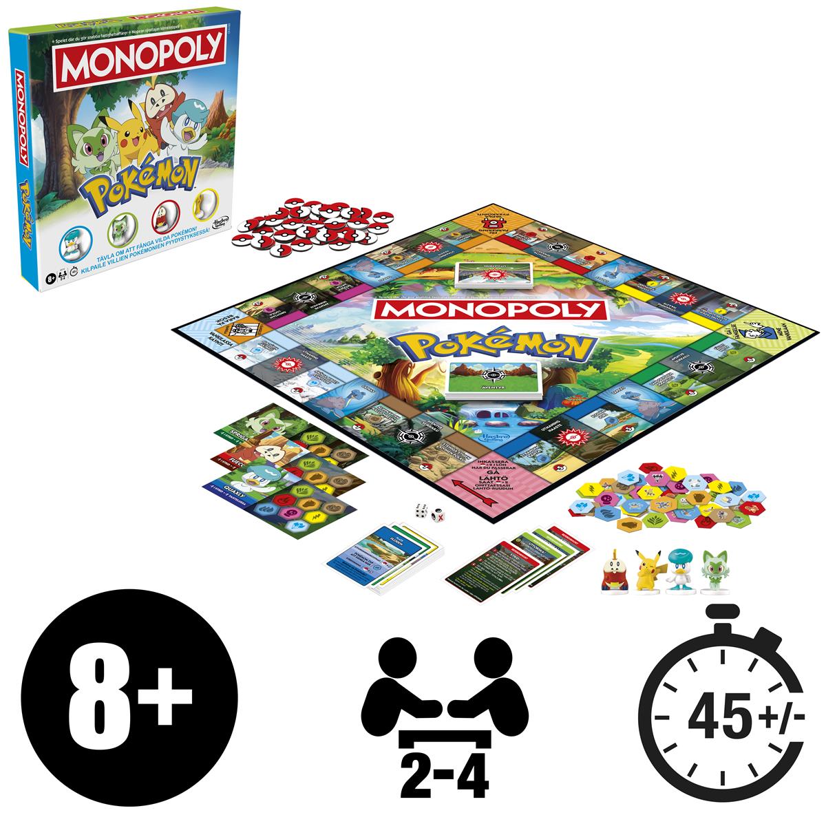 Brädspel Monopoly Pokemon (SE/FI) 