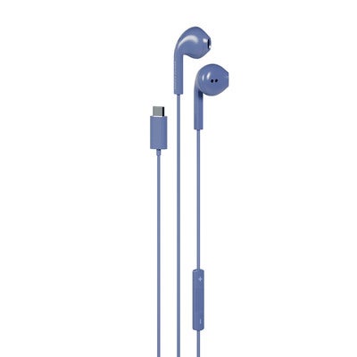 Hodetelefon In-Ear USB-C Kablet Blå