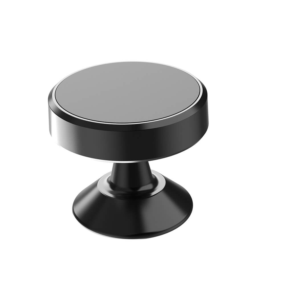 Mobile Holder Magnetic Black Puck with Self-adhesive Tape