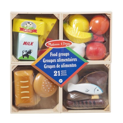 Food Play Wooden Food Groups