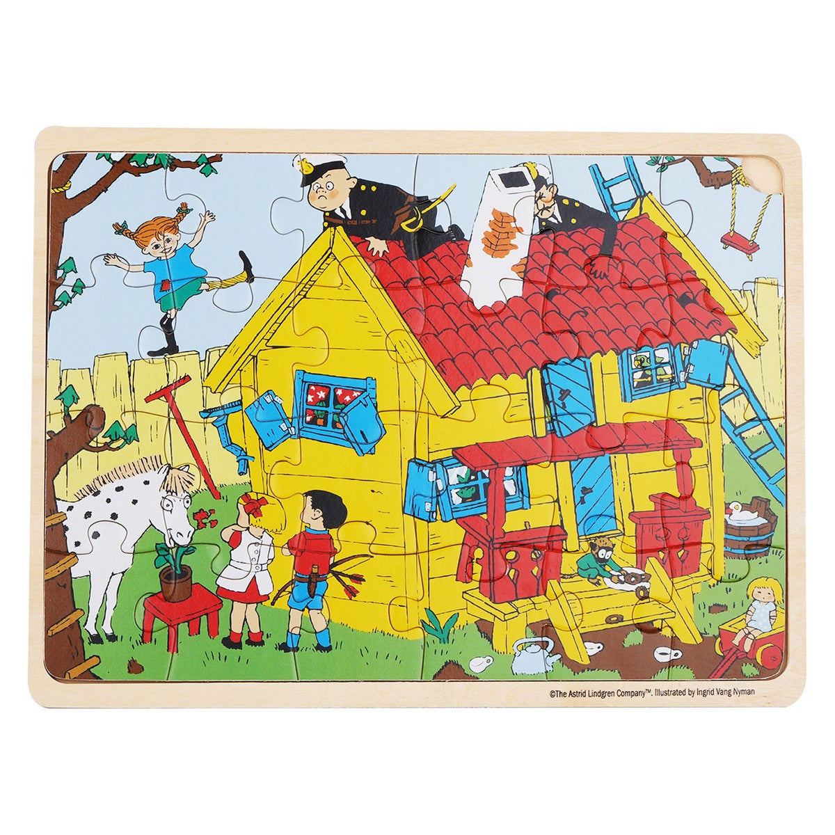 Pussel 24 Pcs Wooden Framed Puzzle