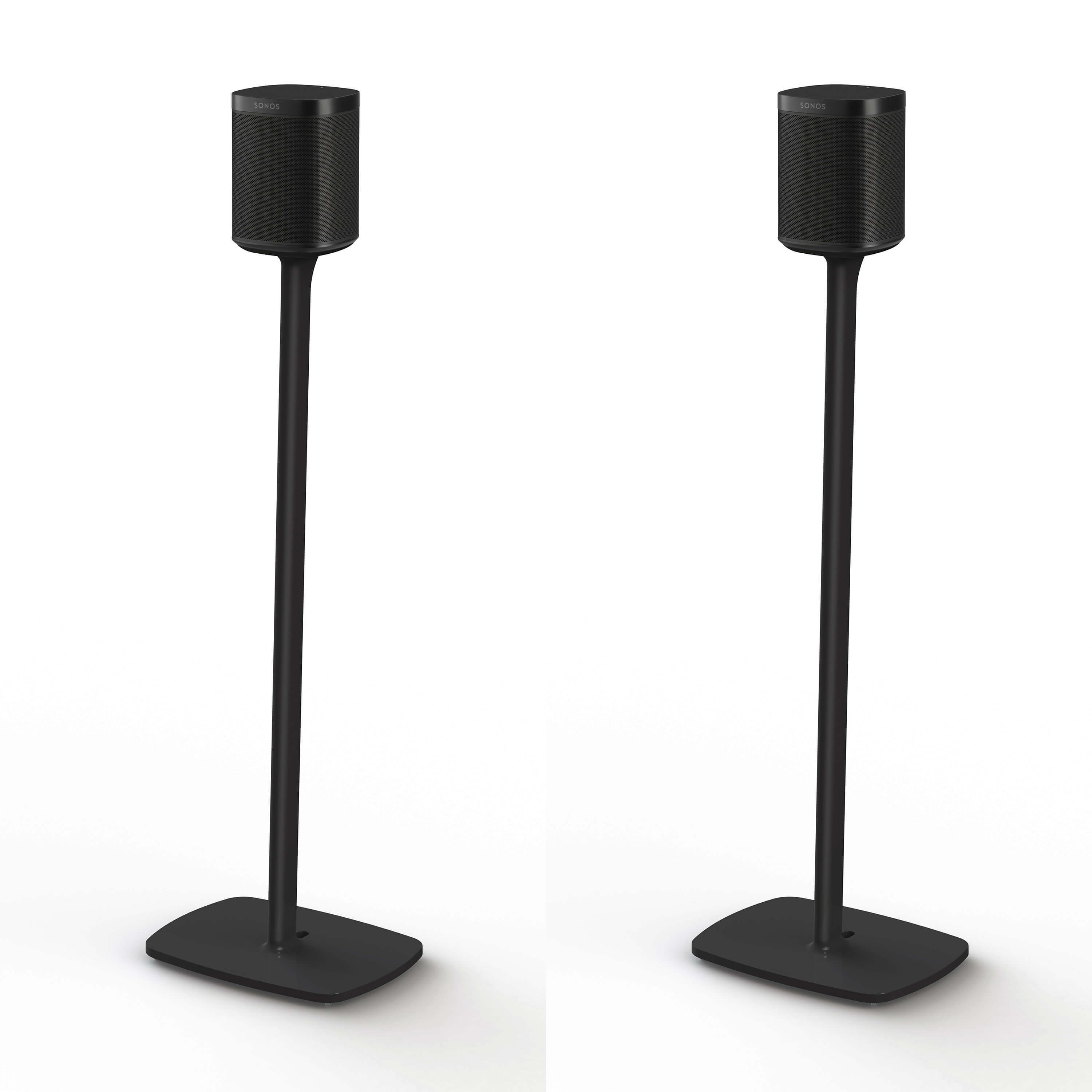 FLEXSON Floor Stand SONOS ONESONOS ONE/PLAY:1 Black Pair