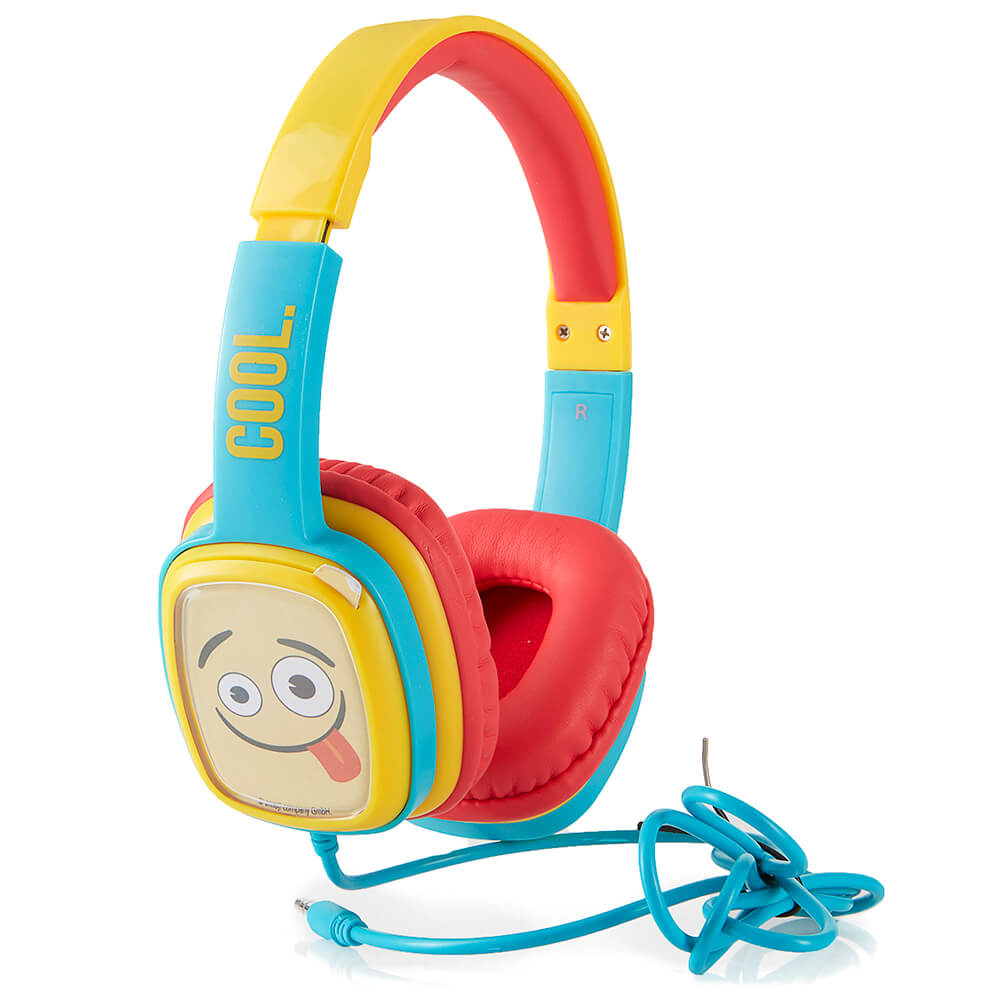 EMOJI Kuuloke Flip'N'Switch Junior On-Ear Langaton sininen 85dB