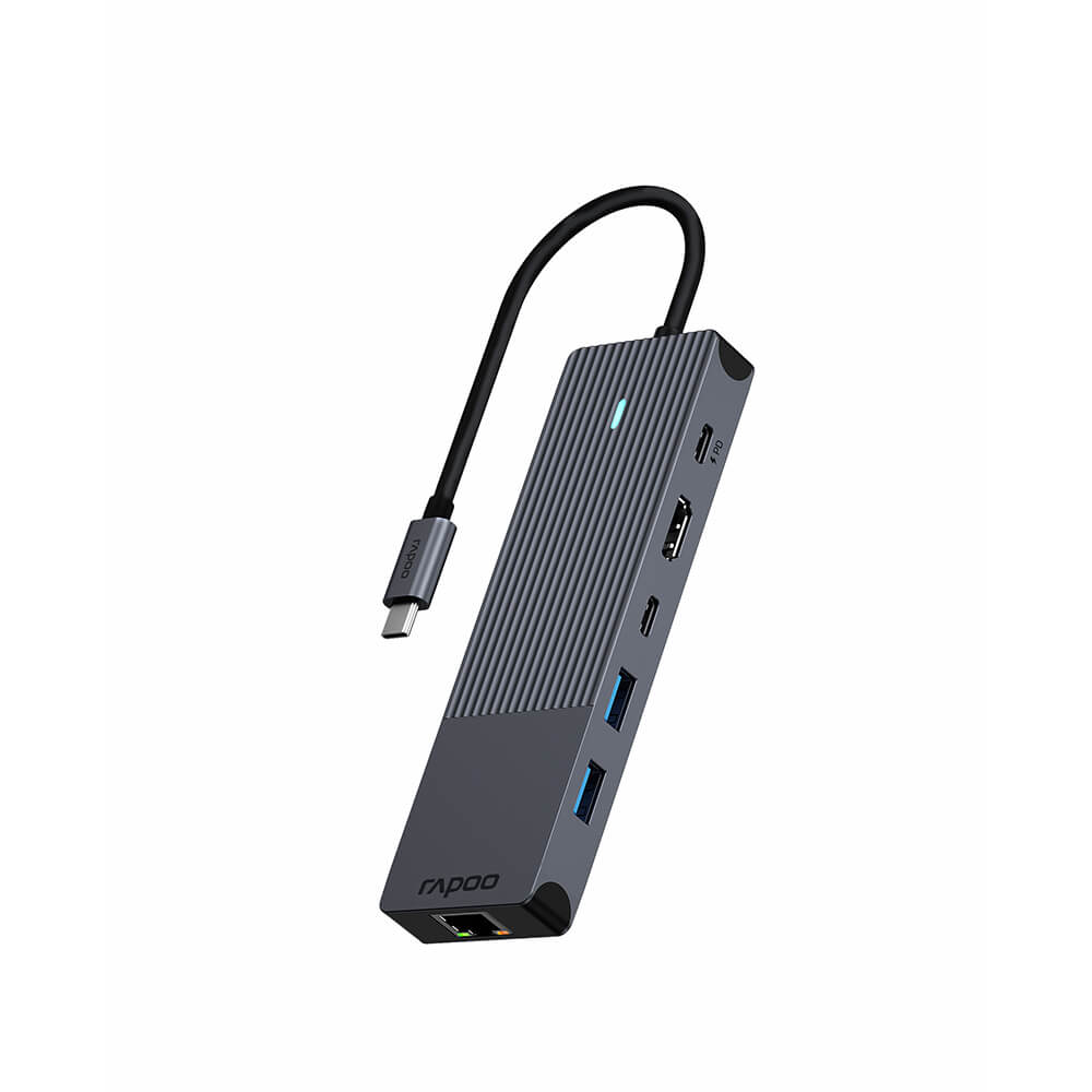 Multiport USB-C UCM-2002 6-i-1 USB-C-Adapter