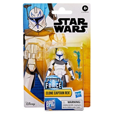 Epic World Of Action Clone Captain Rex, 4 Inch Action Figure & 2 Accessories