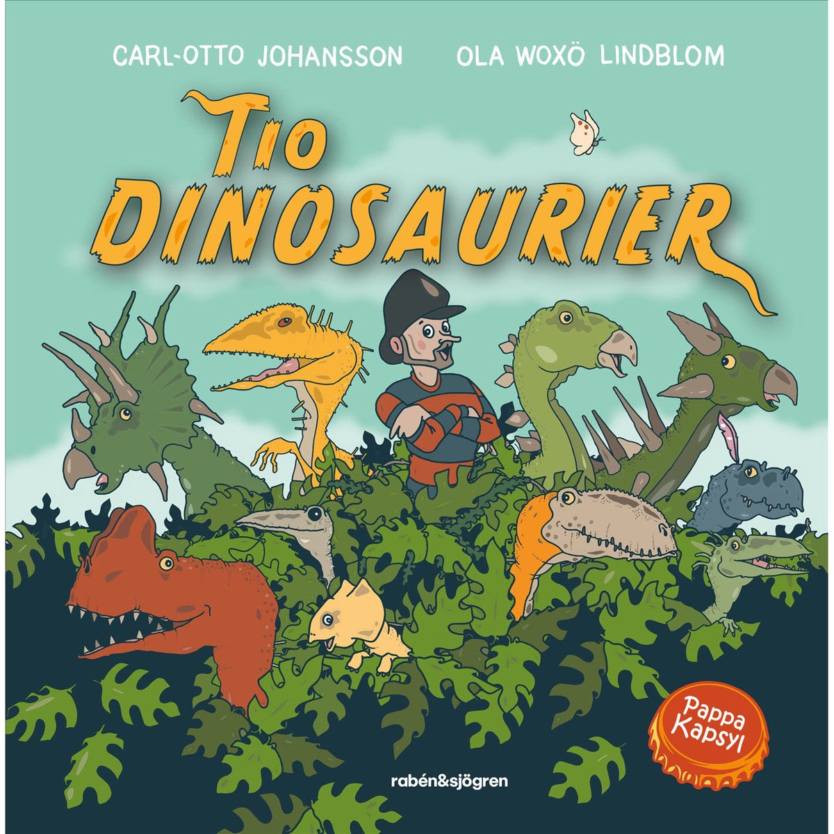 Pappa Kapsyl: Tio dinosaurier (Bok 4)