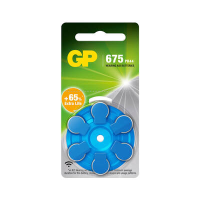 Kuulokojeen Paristo ZA675/PR44 6-Pack